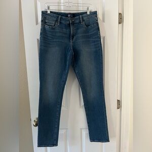 Gap Women's Blue Straight Jeans - Size 30L / 10L